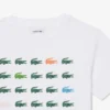 Baumwoll-T-Shirt mit Krokodil-Print