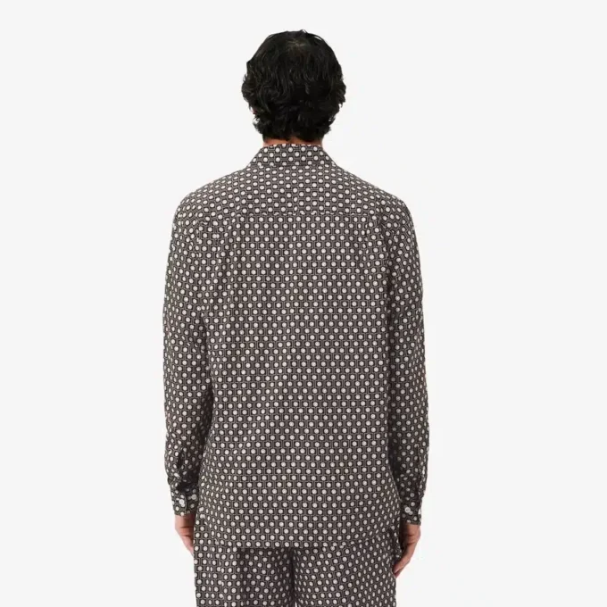 Baumwollhemd mit Print in Regular Fit Baumwollhemd mit Print in Regular Fit