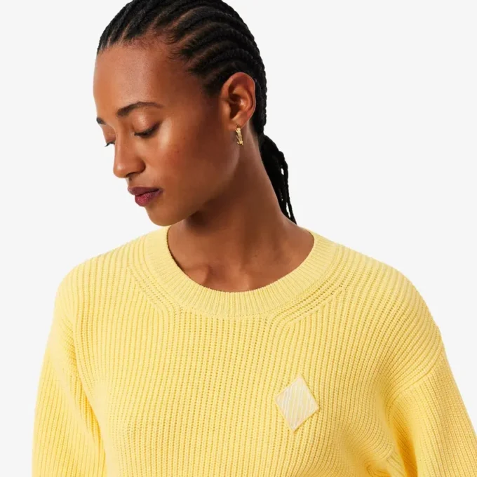 Baumwollpullover mit Rundhalsausschnitt Baumwollpullover mit Rundhalsausschnitt