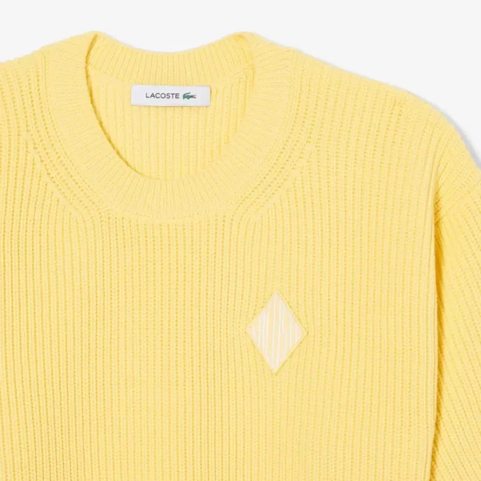 Baumwollpullover mit Rundhalsausschnitt Baumwollpullover mit Rundhalsausschnitt