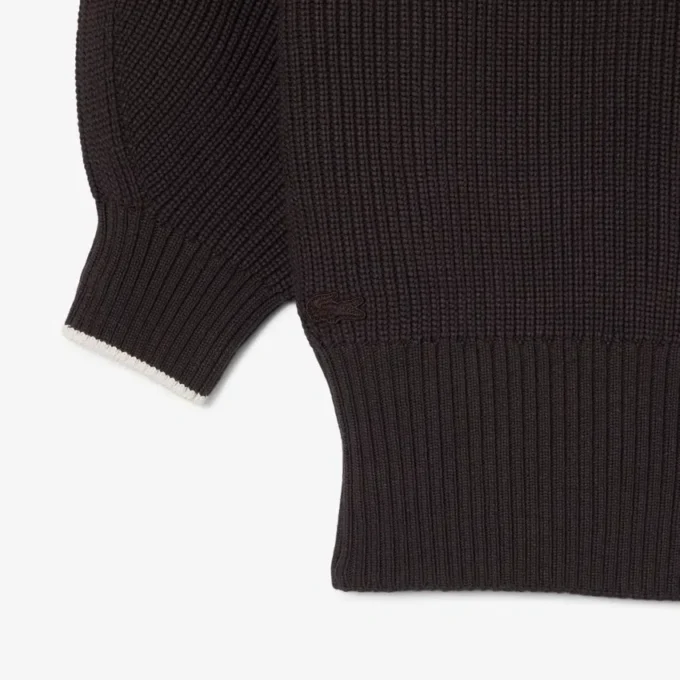 Baumwollpullover mit Rundhalsausschnitt Baumwollpullover mit Rundhalsausschnitt