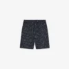 Baumwollshorts mit Krokodil-Print und Streifen Baumwollshorts mit Krokodil-Print und Streifen