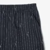Baumwollshorts mit Krokodil-Print und Streifen Baumwollshorts mit Krokodil-Print und Streifen