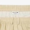 Baumwollshorts mit Krokodil-Print und Streifen Baumwollshorts mit Krokodil-Print und Streifen