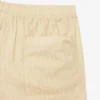 Baumwollshorts mit Krokodil-Print und Streifen Baumwollshorts mit Krokodil-Print und Streifen
