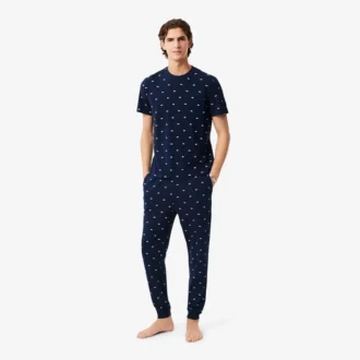 Bedruckte Baumwoll-Pyjama-Hose für Herren Bedruckte Baumwoll-Pyjama-Hose für Herren