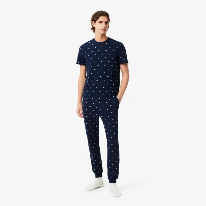 Bedruckte Baumwoll-Pyjama-Hose für Herren Bedruckte Baumwoll-Pyjama-Hose für Herren