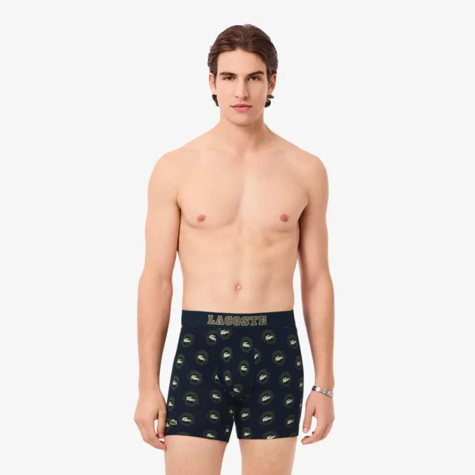 Bedruckte Boxershorts aus Stretch-Baumwolle für Herren Bedruckte Boxershorts aus Stretch-Baumwolle für Herren