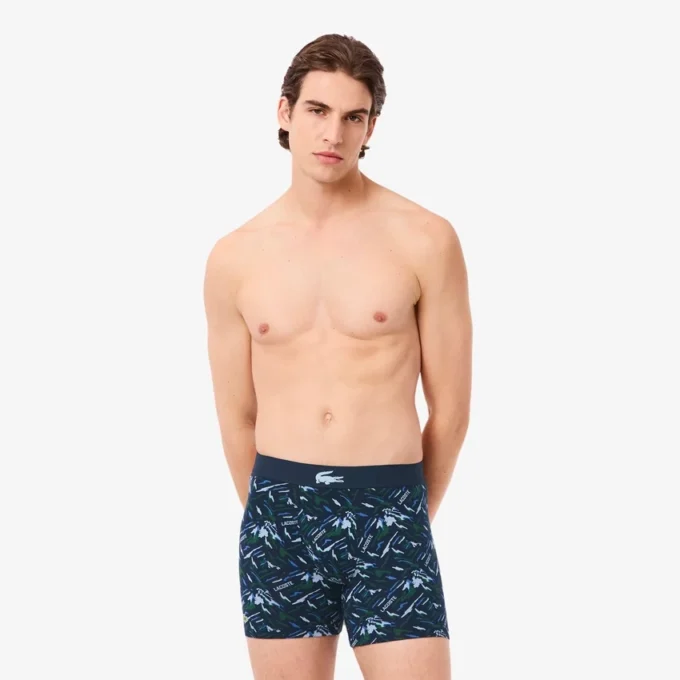 Bedruckte Boxershorts aus Stretch-Baumwolle für Herren Bedruckte Boxershorts aus Stretch-Baumwolle für Herren