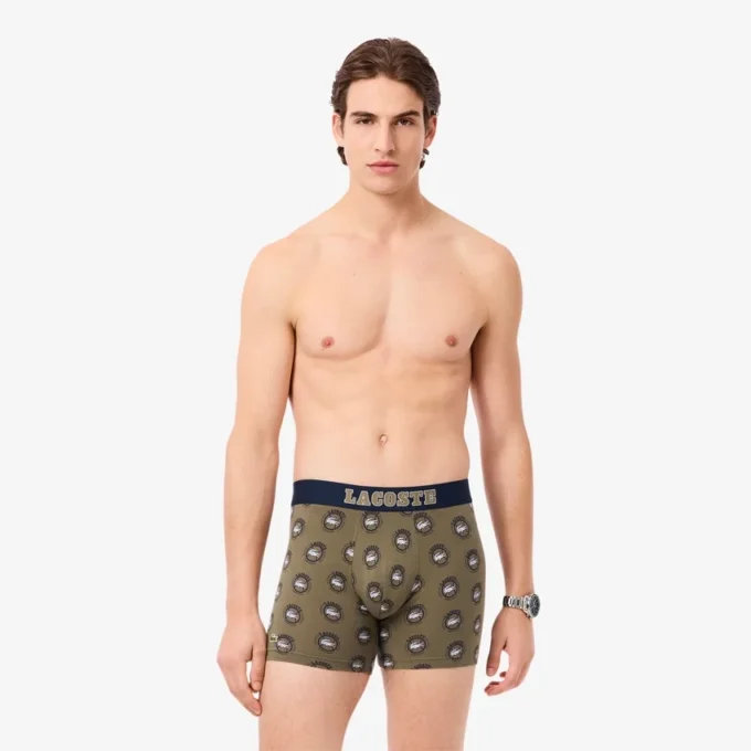 Bedruckte Boxershorts aus Stretch-Baumwolle für Herren Bedruckte Boxershorts aus Stretch-Baumwolle für Herren