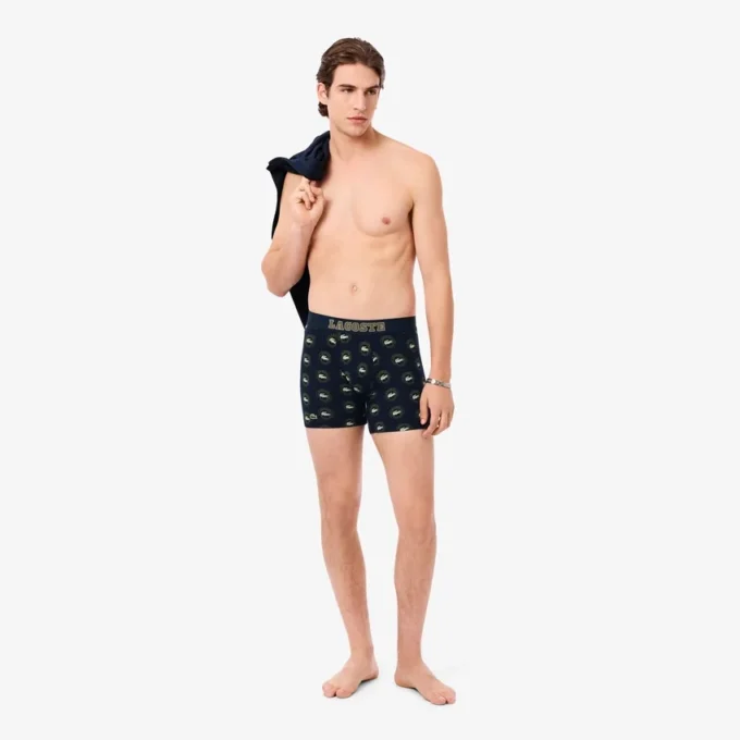 Bedruckte Boxershorts aus Stretch-Baumwolle für Herren Bedruckte Boxershorts aus Stretch-Baumwolle für Herren