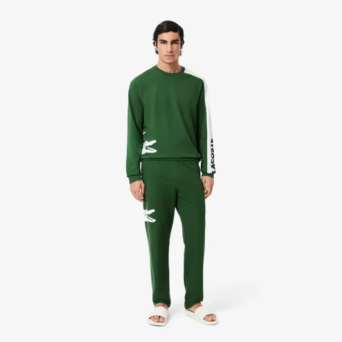 Bedruckte Fleece-Loungewear-Hose für Herren Bedruckte Fleece-Loungewear-Hose für Herren