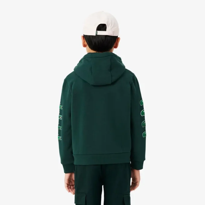 Bedruckter Fleece-Hoodie mit Reißverschluss für Kinder Bedruckter Fleece-Hoodie mit Reißverschluss für Kinder