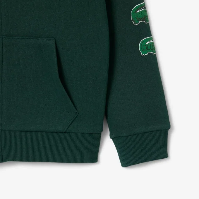 Bedruckter Fleece-Hoodie mit Reißverschluss für Kinder Bedruckter Fleece-Hoodie mit Reißverschluss für Kinder