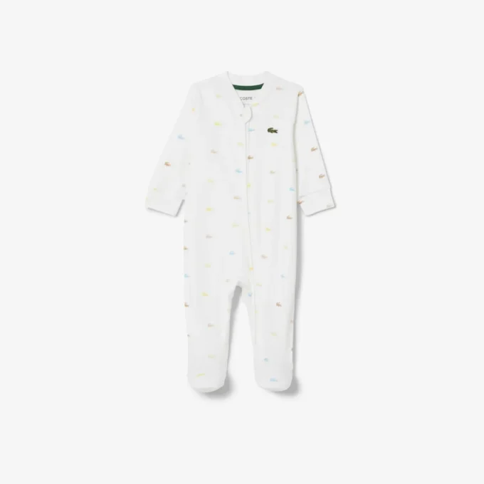 Bedruckter Petit-Piqué-Strampler für Babys Bedruckter Petit-Piqué-Strampler für Babys