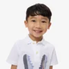 Bedrucktes Baumwoll-Poloshirt Bedrucktes Baumwoll-Poloshirt