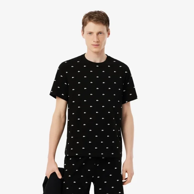 Bedrucktes Baumwoll-Pyjama-Set für Herren Bedrucktes Baumwoll-Pyjama-Set für Herren