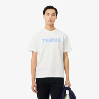 Bedrucktes Baumwoll-T-Shirt Bedrucktes Baumwoll-T-Shirt