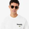 Bedrucktes Baumwoll-T-Shirt Bedrucktes Baumwoll-T-Shirt