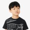 Bedrucktes Baumwoll-T-Shirt Bedrucktes Baumwoll-T-Shirt