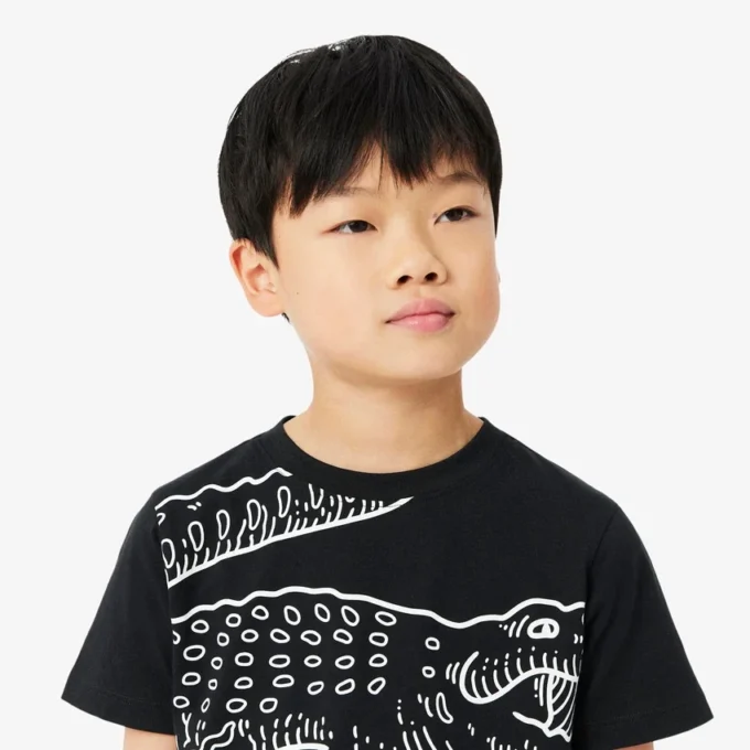 Bedrucktes Baumwoll-T-Shirt Bedrucktes Baumwoll-T-Shirt