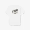 Bedrucktes Baumwoll-T-Shirt Bedrucktes Baumwoll-T-Shirt
