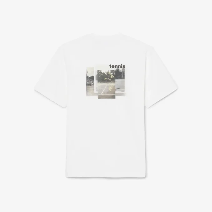 Bedrucktes Baumwoll-T-Shirt Bedrucktes Baumwoll-T-Shirt
