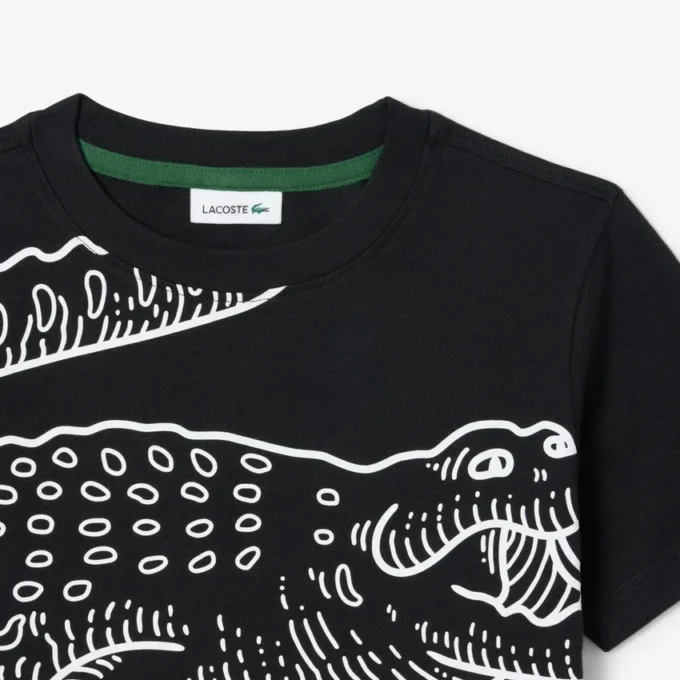 Bedrucktes Baumwoll-T-Shirt Bedrucktes Baumwoll-T-Shirt