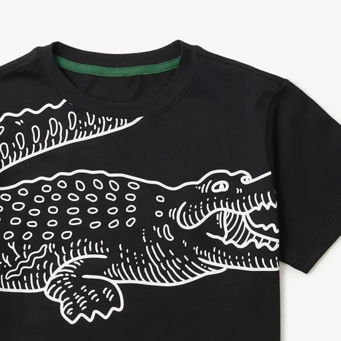 Bedrucktes Baumwoll-T-Shirt Bedrucktes Baumwoll-T-Shirt