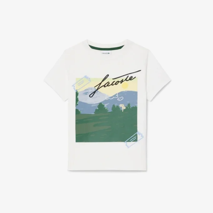 Bedrucktes Baumwoll-T-Shirt für Jungen Bedrucktes Baumwoll-T-Shirt für Jungen