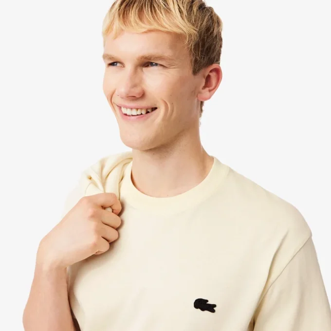 Bedrucktes T-Shirt aus schwerer Baumwolle Bedrucktes T-Shirt aus schwerer Baumwolle