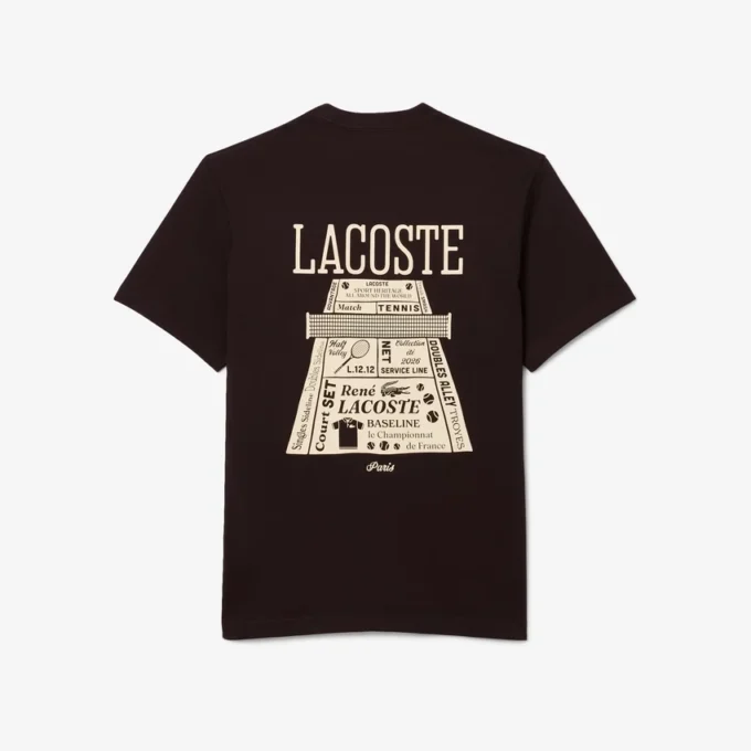 Bedrucktes T-Shirt aus schwerer Baumwolle Bedrucktes T-Shirt aus schwerer Baumwolle