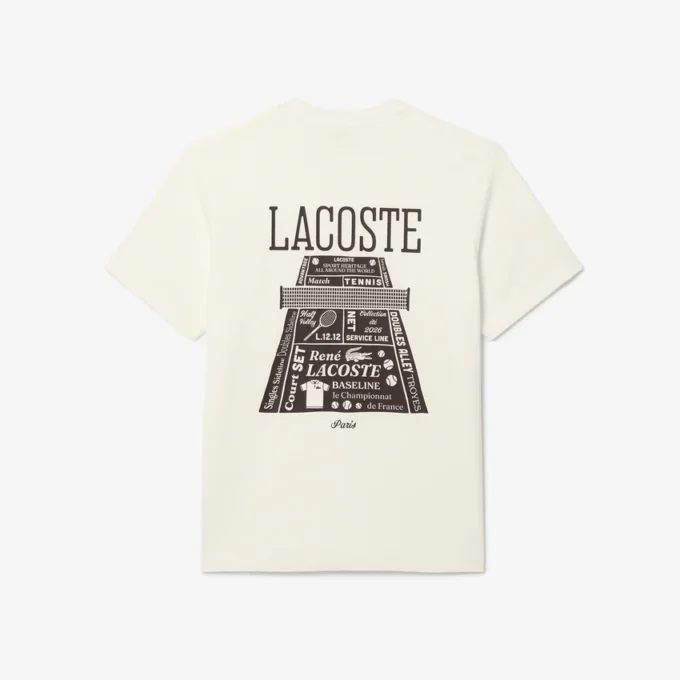 Bedrucktes T-Shirt aus schwerer Baumwolle Bedrucktes T-Shirt aus schwerer Baumwolle