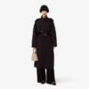Übergroßer Trenchcoat aus Wollmischung The Blend Übergroßer Trenchcoat aus Wollmischung The Blend