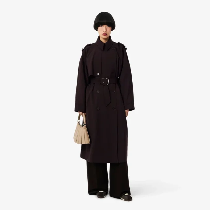 Übergroßer Trenchcoat aus Wollmischung The Blend Übergroßer Trenchcoat aus Wollmischung The Blend
