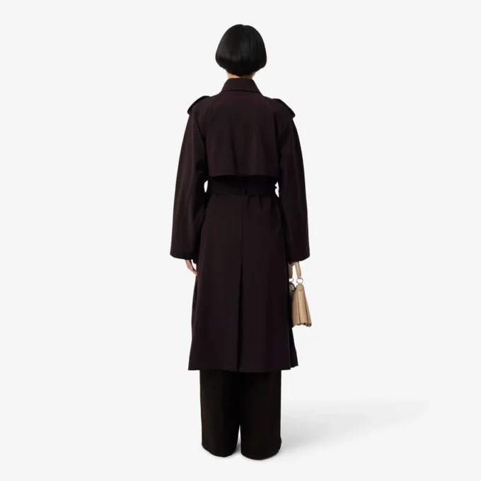 Übergroßer Trenchcoat aus Wollmischung The Blend Übergroßer Trenchcoat aus Wollmischung The Blend
