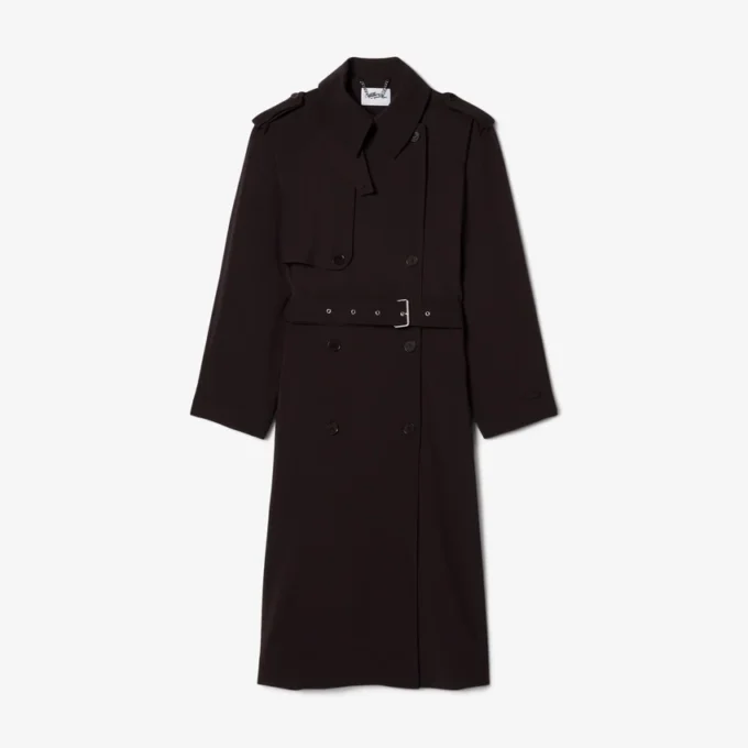 Übergroßer Trenchcoat aus Wollmischung The Blend Übergroßer Trenchcoat aus Wollmischung The Blend