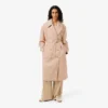 Übergroßer wasserabweisender Trenchcoat Übergroßer wasserabweisender Trenchcoat