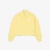 Übergroßes geripptes Polo-Sweatshirt Übergroßes geripptes Polo-Sweatshirt