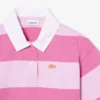 Übergroßes gestreiftes Rugby-Poloshirt aus Baumwolle Übergroßes gestreiftes Rugby-Poloshirt aus Baumwolle