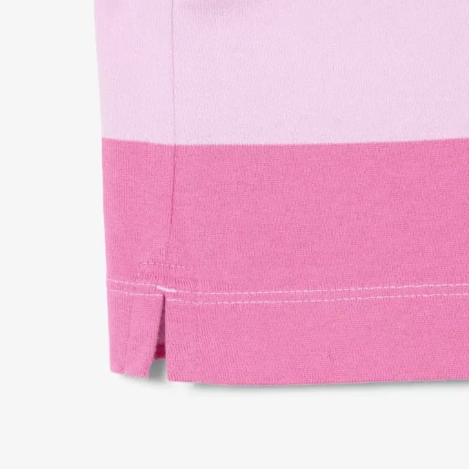 Übergroßes gestreiftes Rugby-Poloshirt aus Baumwolle Übergroßes gestreiftes Rugby-Poloshirt aus Baumwolle