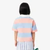 Übergroßes gestreiftes Rugby-Poloshirt aus Baumwolle Übergroßes gestreiftes Rugby-Poloshirt aus Baumwolle