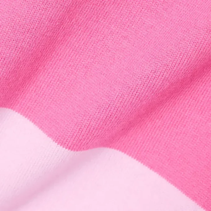 Übergroßes gestreiftes Rugby-Poloshirt aus Baumwolle Übergroßes gestreiftes Rugby-Poloshirt aus Baumwolle