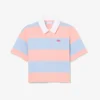Übergroßes gestreiftes Rugby-Poloshirt aus Baumwolle Übergroßes gestreiftes Rugby-Poloshirt aus Baumwolle