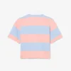 Übergroßes gestreiftes Rugby-Poloshirt aus Baumwolle Übergroßes gestreiftes Rugby-Poloshirt aus Baumwolle