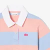 Übergroßes gestreiftes Rugby-Poloshirt aus Baumwolle Übergroßes gestreiftes Rugby-Poloshirt aus Baumwolle