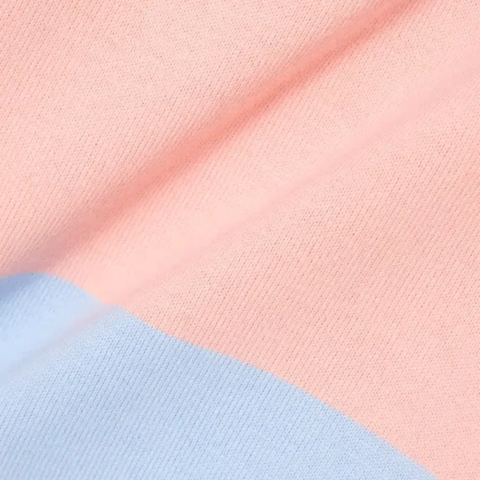 Übergroßes gestreiftes Rugby-Poloshirt aus Baumwolle Übergroßes gestreiftes Rugby-Poloshirt aus Baumwolle