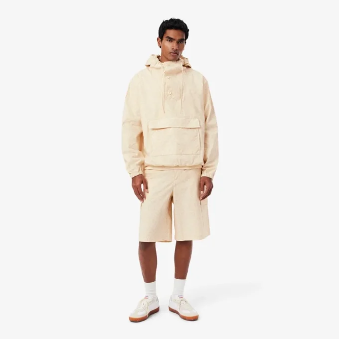 Bermuda-Cargo-Shorts mit geradem Schnitt und Print Bermuda-Cargo-Shorts mit geradem Schnitt und Print