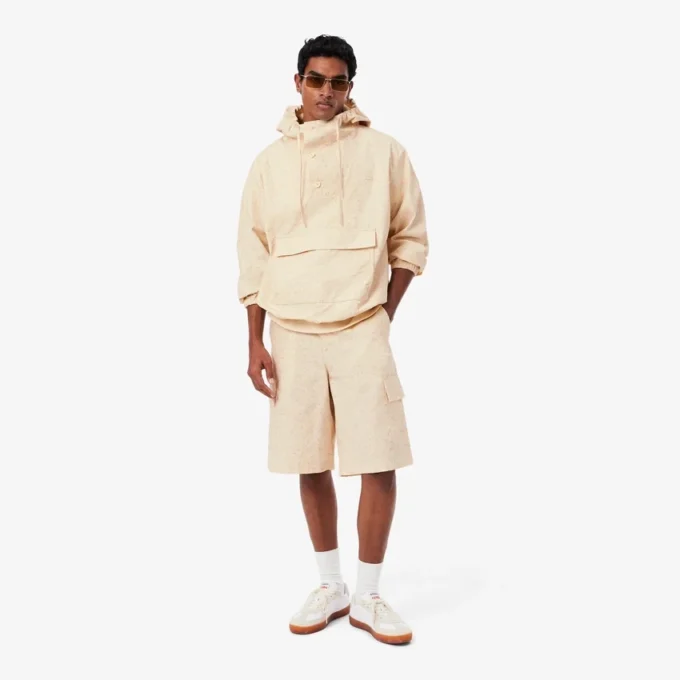 Bermuda-Cargo-Shorts mit geradem Schnitt und Print Bermuda-Cargo-Shorts mit geradem Schnitt und Print