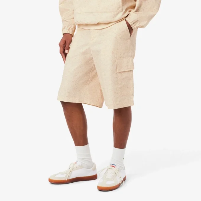 Bermuda-Cargo-Shorts mit geradem Schnitt und Print Bermuda-Cargo-Shorts mit geradem Schnitt und Print